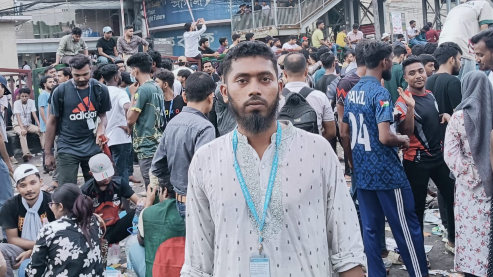 জুলাই অভ্যুত্থানে তরুণ ছাত্রনেতা মো: মনিরুল ইসলাম চৌধুরীর সাহসী ভূমিকা